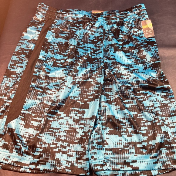 Lot of 2 Shorts Dry Tek Gear XL 18 / 20 NWT New With Tags Blue Red - Picture 5 of 7